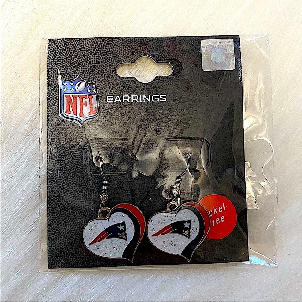 New England Patriot Earrings